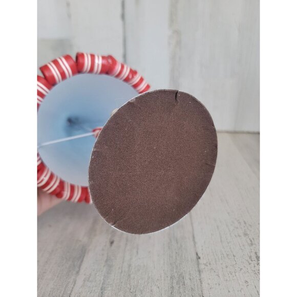 Holiday peppermint candy tree red star resin home decor Xmas - Picture 6 of 9